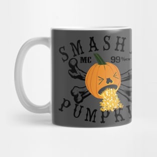 Smashed Pumpkins Funny Halloween Biker Parody t-shirt Mug